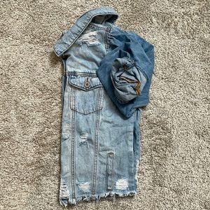 Distressed Denim Jacket